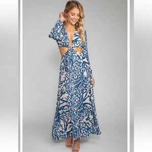 RESA NOELLE MAXI dress IN CAPRI size XS